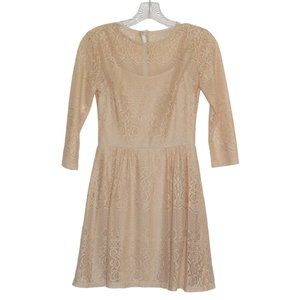 B. Darlin Lace Mini Dress - Cream Sz 1/2